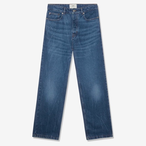 Ami Alexandre Mattiussi Straight Leg Jeans - Picture 1 of 11